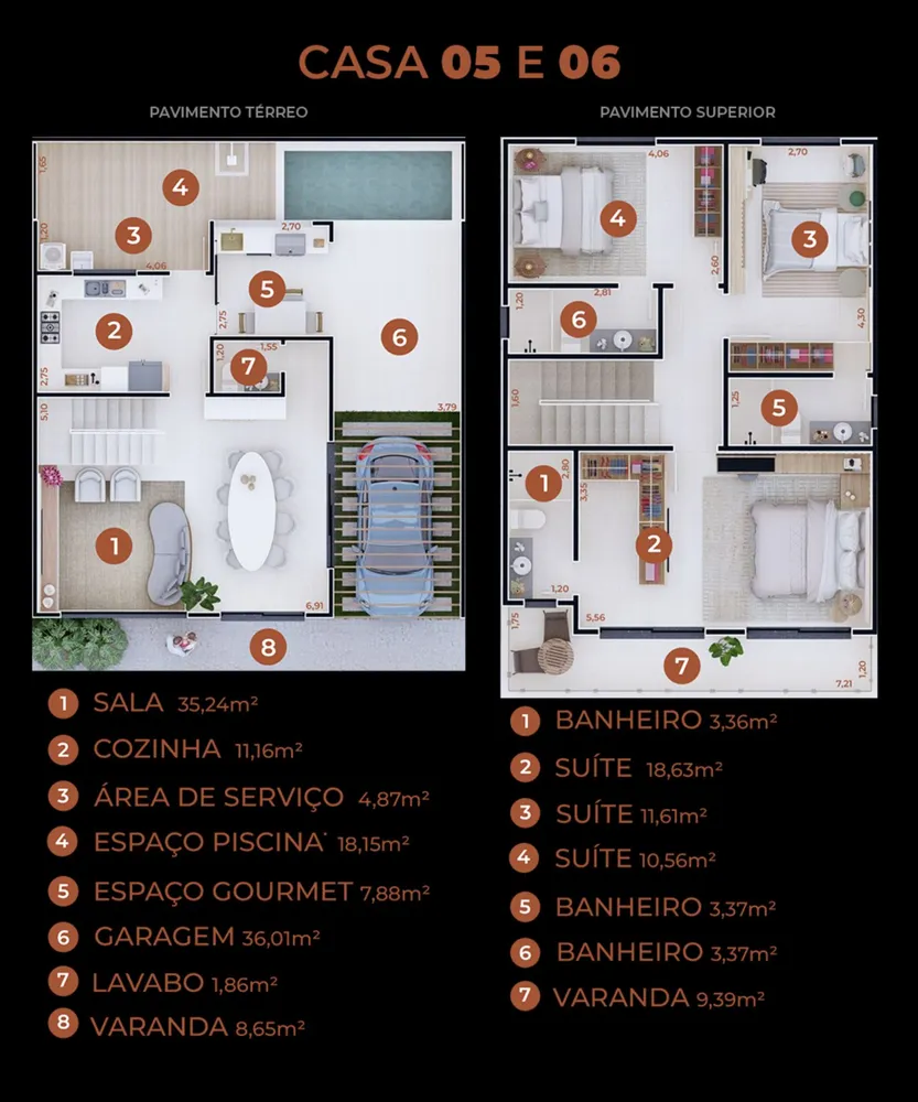 Casa de Condomínio, 3 quartos - Foto 28