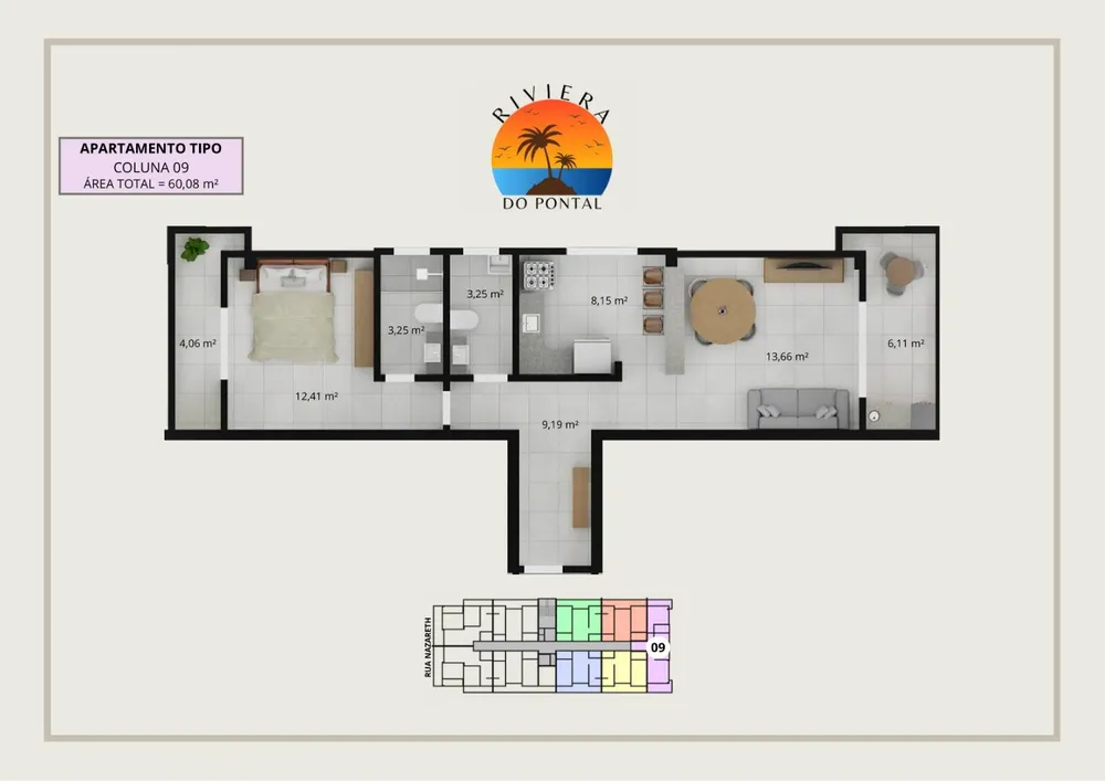 Apartamento, 1 quarto, 49 m² - Foto 17