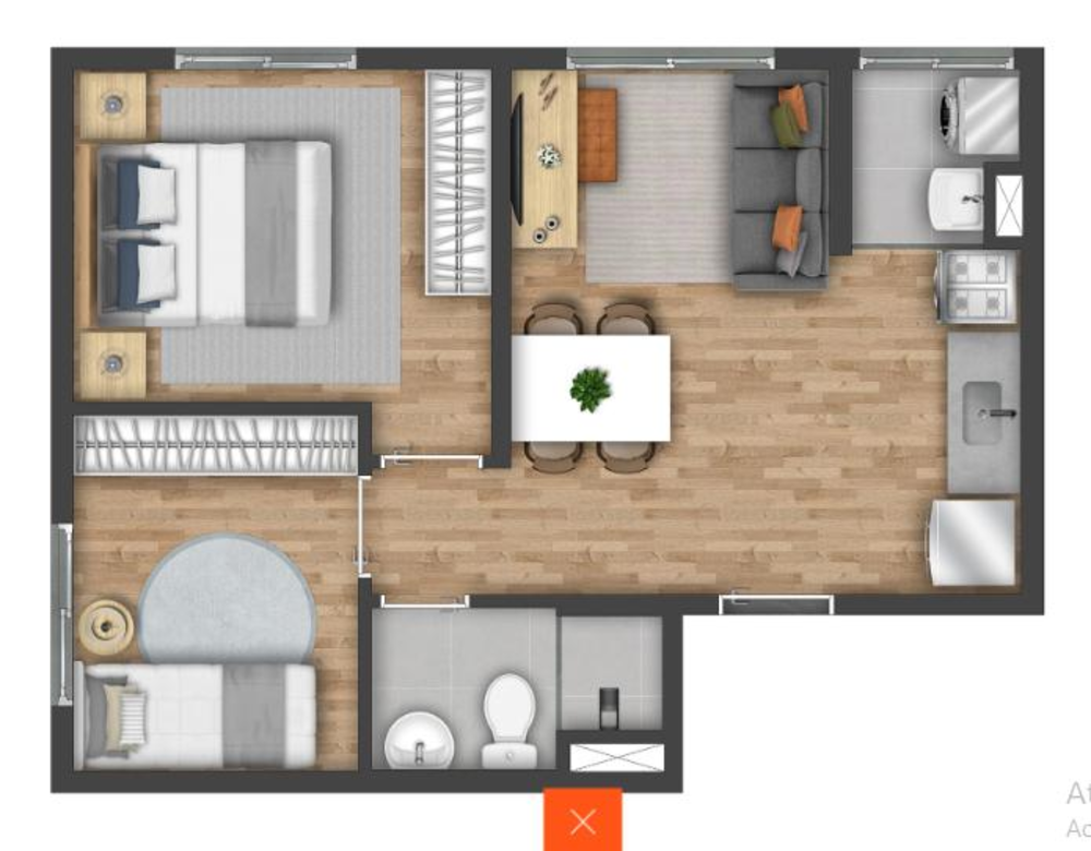 Apartamento, 2 quartos, 37 m² - Foto 12