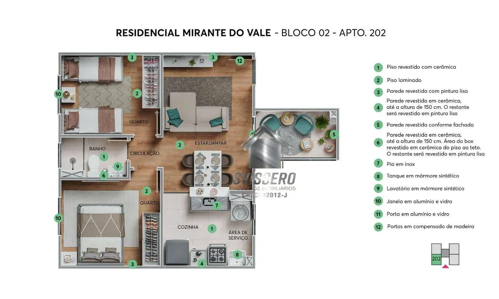 Apartamento, 2 quartos, 39 m² - Foto 5