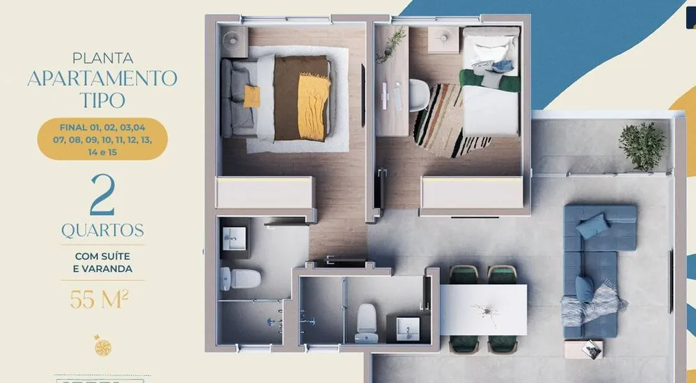 Apartamento, 2 quartos - Foto 8