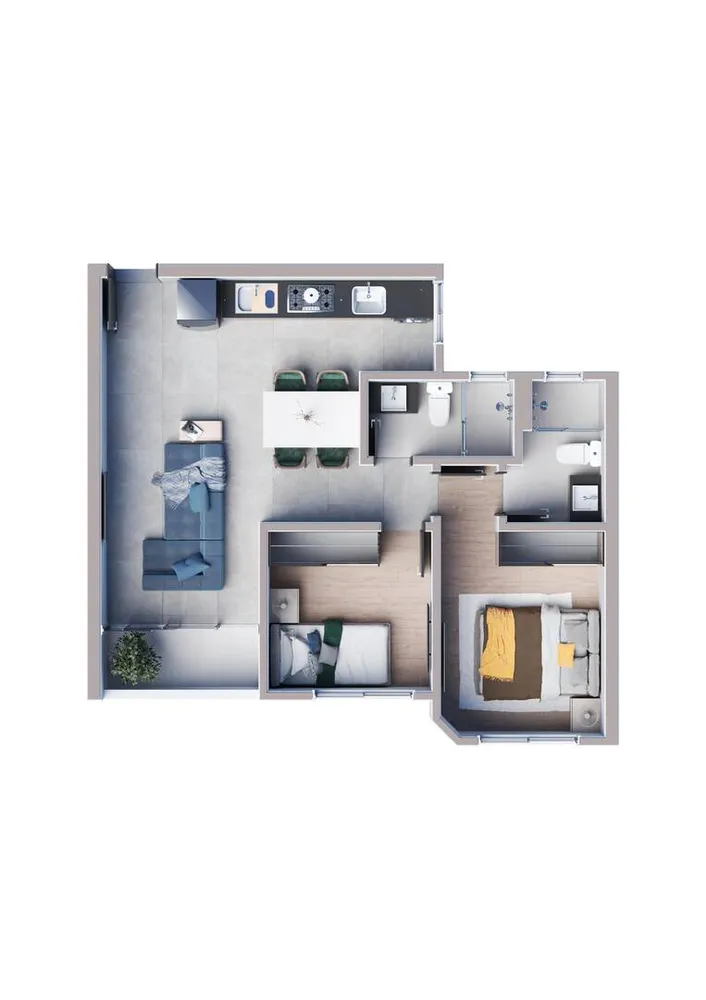 Apartamento, 2 quartos - Foto 7