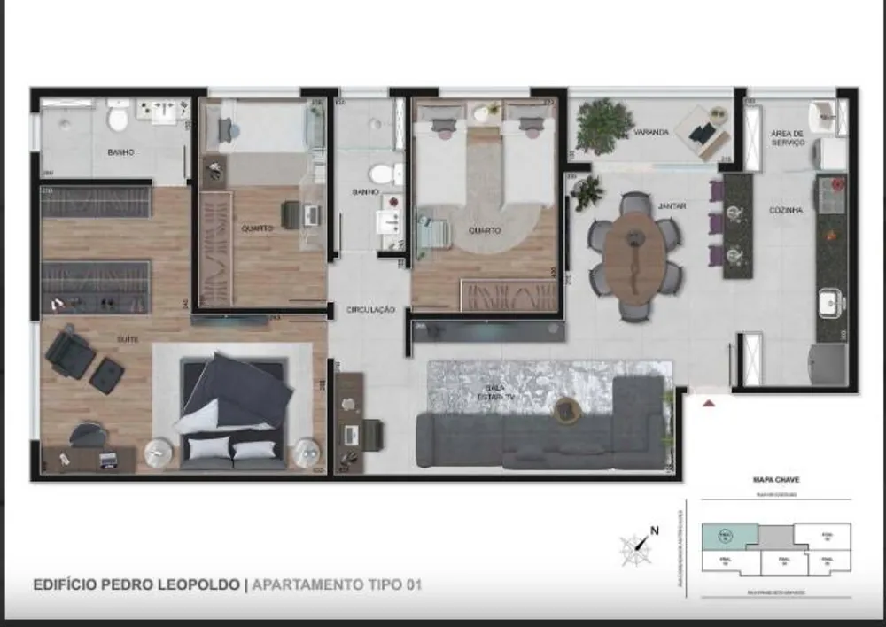 Cobertura, 2 quartos, 179 m² - Foto 8