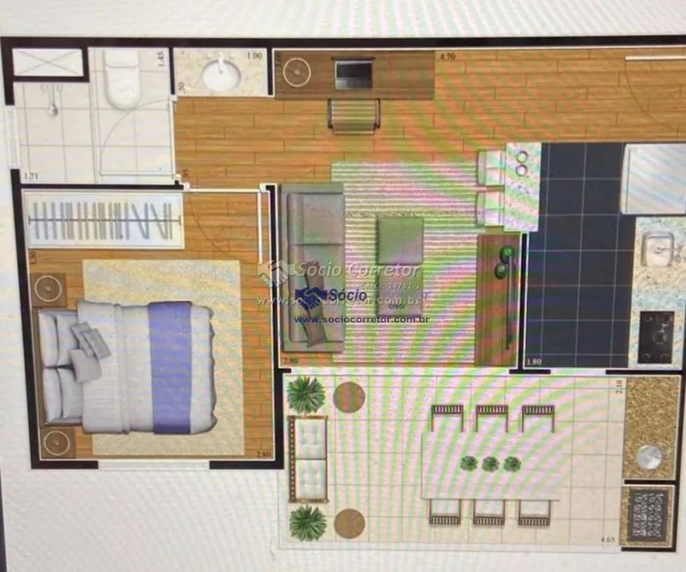 Apartamento, 1 quarto, 44 m² - Foto 25