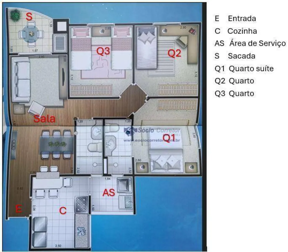 Apartamento, 3 quartos, 75 m² - Foto 18
