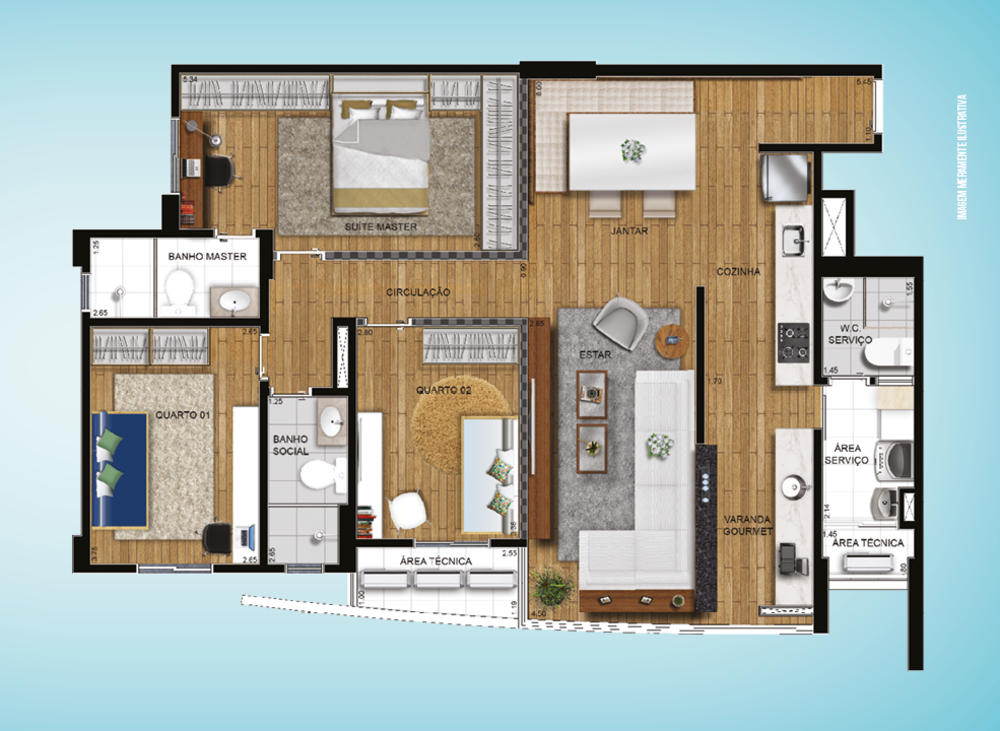 Apartamento, 2 quartos, 78 m² - Foto 18