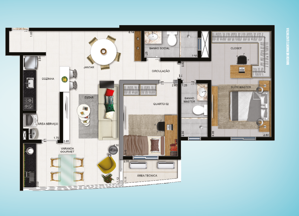 Apartamento, 2 quartos, 78 m² - Foto 19