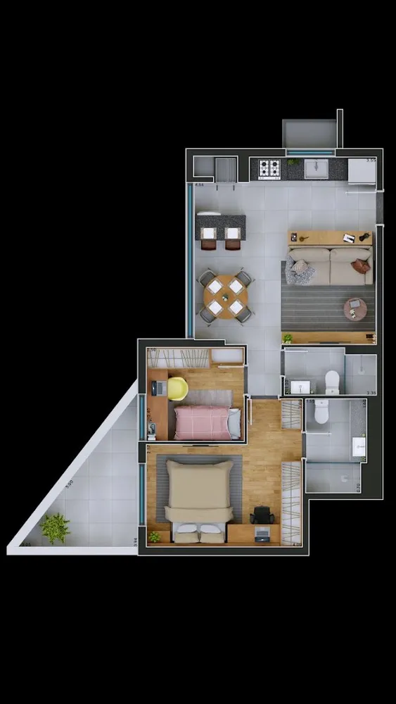 Apartamento, 3 quartos, 74 m² - Foto 20