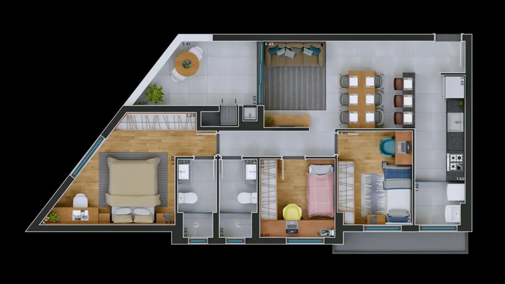 Apartamento, 3 quartos, 74 m² - Foto 18