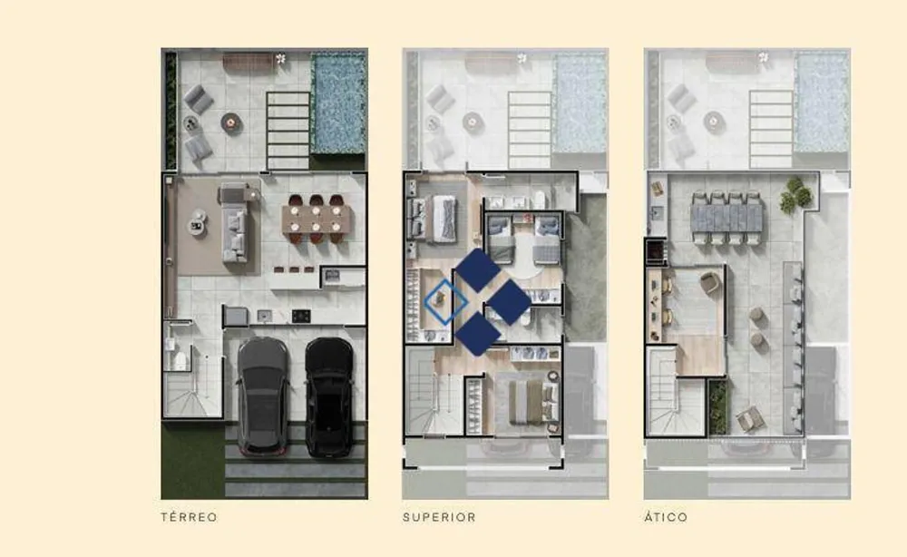 Casa de Condomínio, 3 quartos - Foto 7