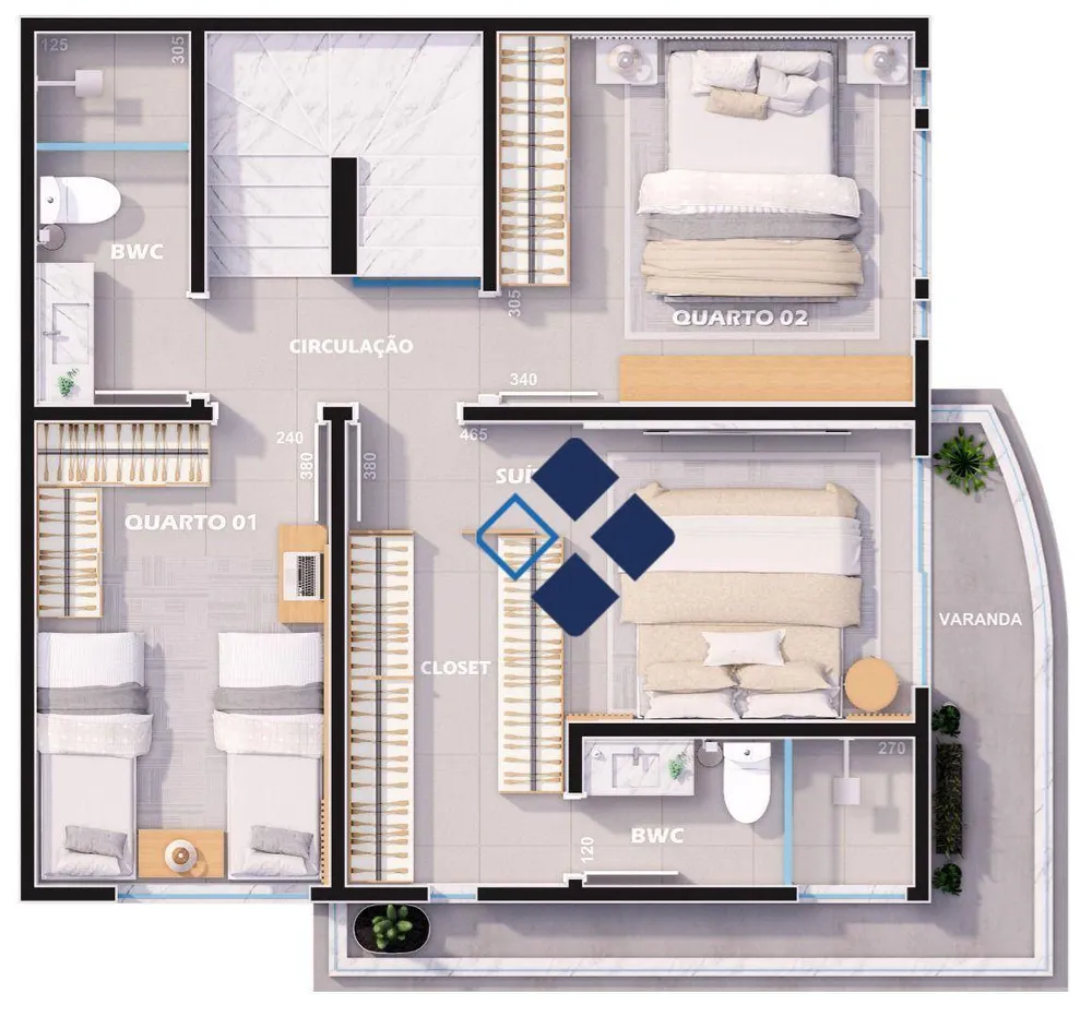 Sobrado, 3 quartos, 199 m² - Foto 13