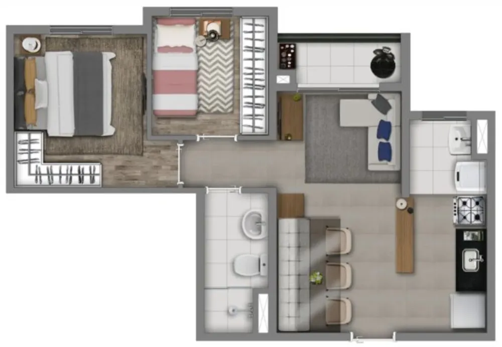 Kitnet-Studio, 30 m² - Foto 13