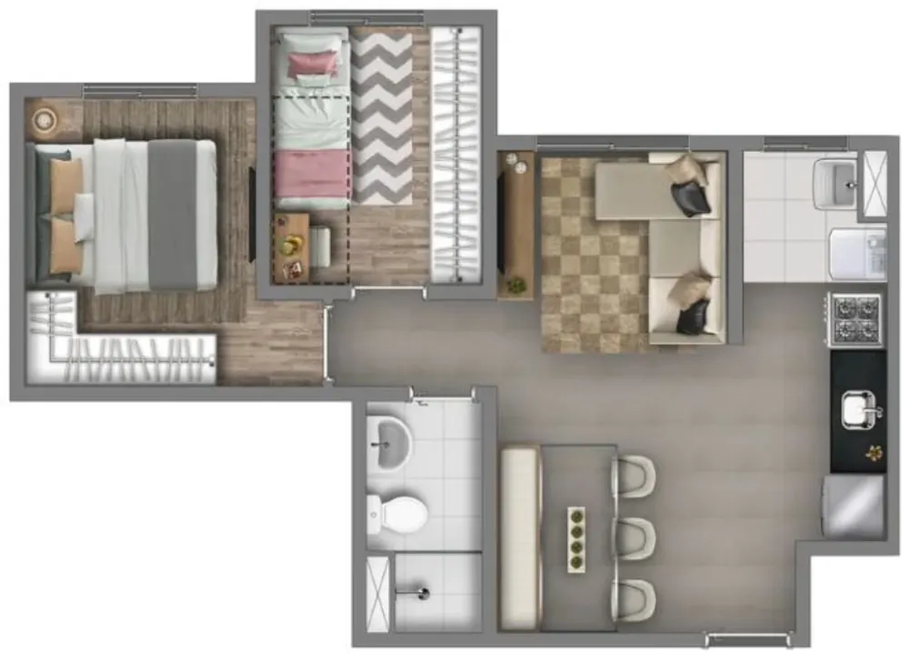 Kitnet-Studio, 30 m² - Foto 16