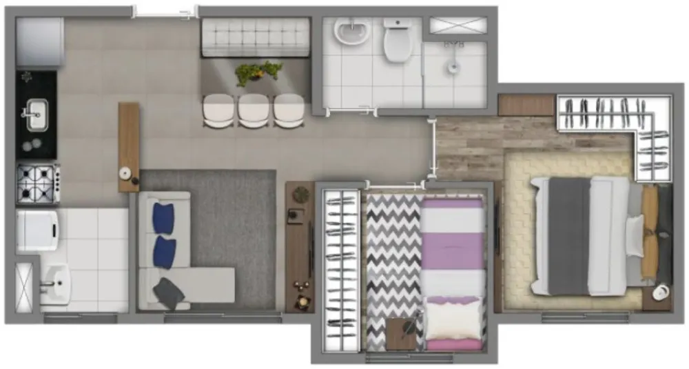 Kitnet-Studio, 30 m² - Foto 12