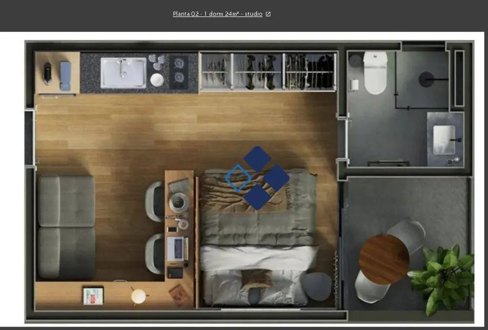 Apartamento, 1 quarto, 23 m² - Foto 13