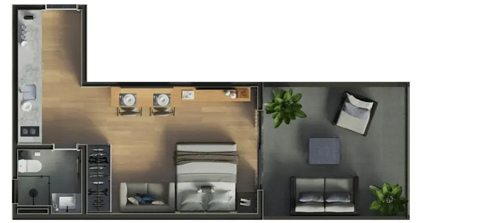 Apartamento, 1 quarto, 23 m² - Foto 14