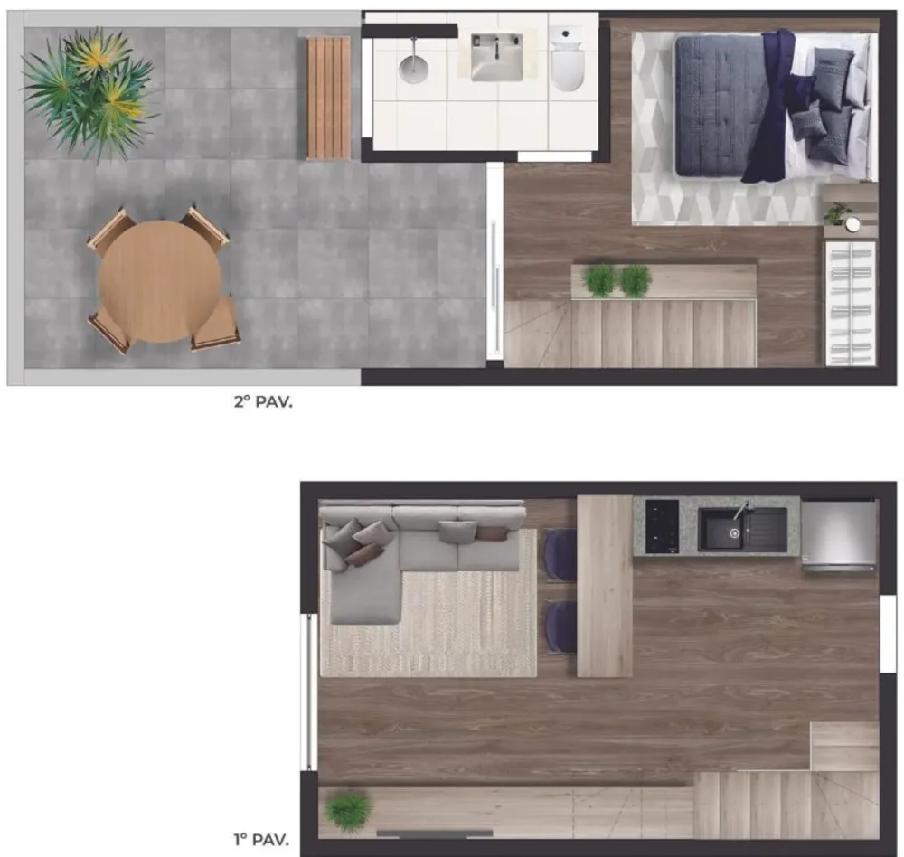 Loft, 28 m² - Foto 1
