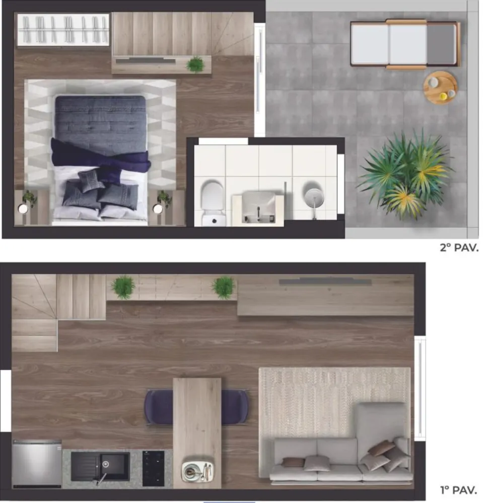 Loft, 28 m² - Foto 12
