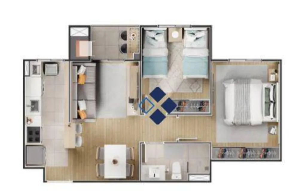 Apartamento, 2 quartos, 46 m² - Foto 11