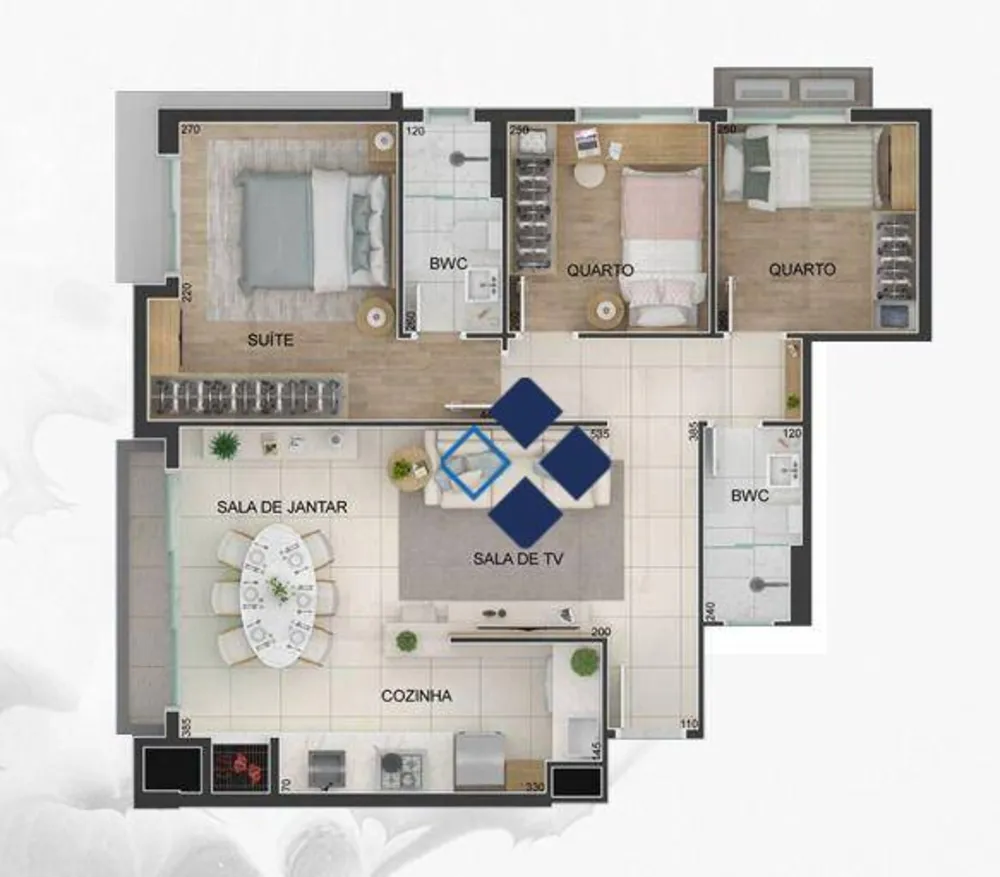Apartamento, 3 quartos, 73 m² - Foto 6