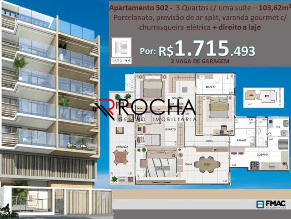 Apartamento, 2 quartos, 91 m² - Foto 2