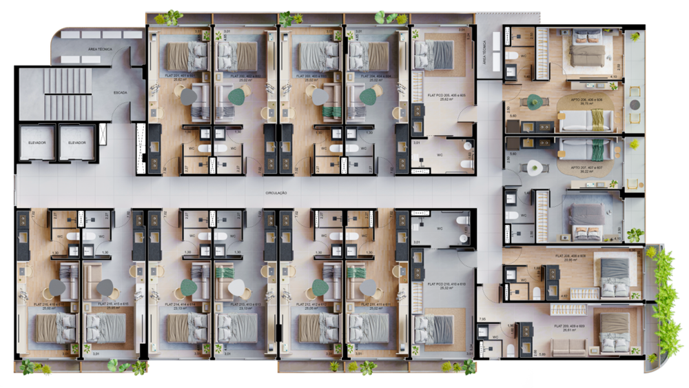 Apartamento à venda com 1 quarto, 41m² - Foto 8