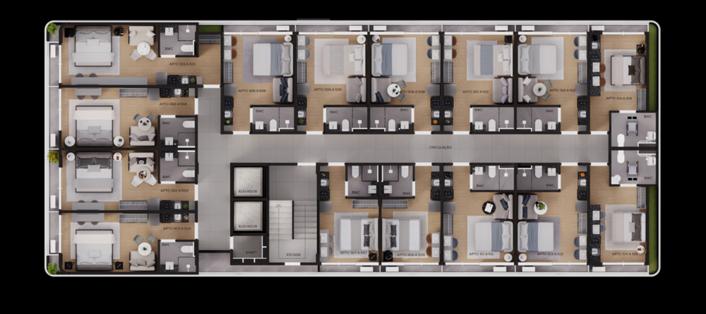 Apartamento à venda com 1 quarto, 24m² - Foto 7