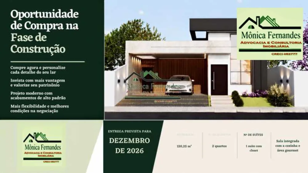 Casa de Condomínio, 3 quartos - Foto 1