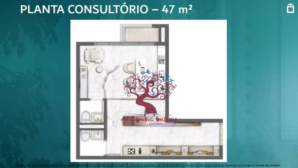 Sala-Conjunto, 47 m² - Foto 13