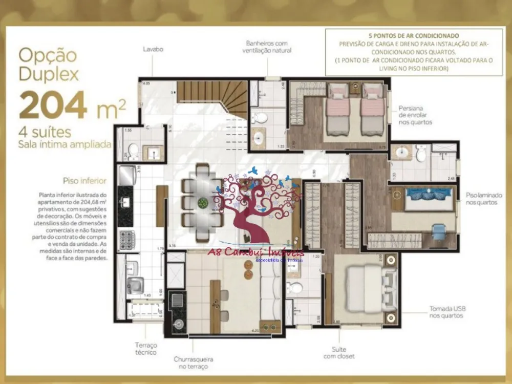 Apartamento, 4 quartos, 204 m² - Foto 1