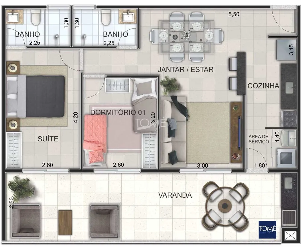 Apartamento, 2 quartos, 86 m² - Foto 18
