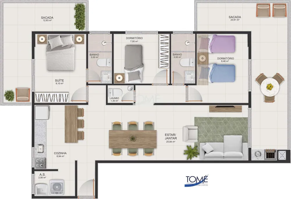 Apartamento, 3 quartos, 113 m² - Foto 5