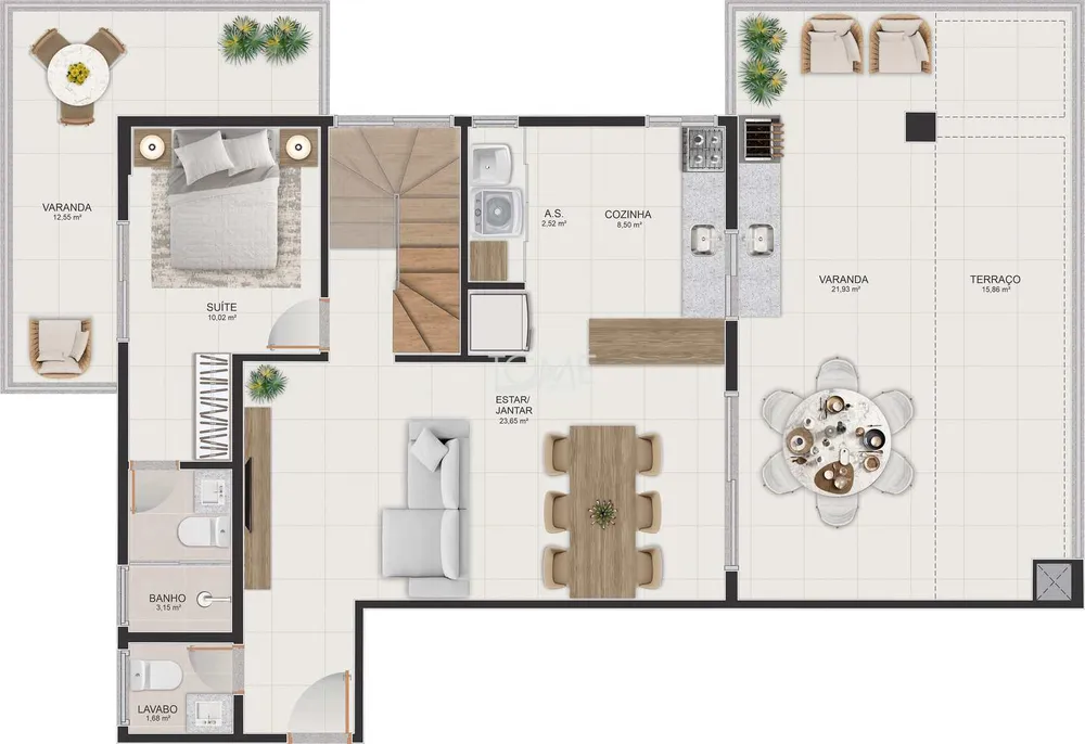 Cobertura, 4 quartos, 208 m² - Foto 15