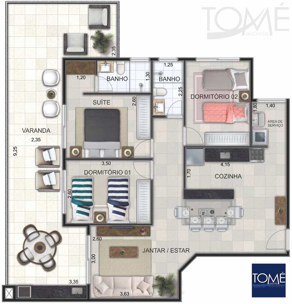 Apartamento, 3 quartos, 118 m² - Foto 5