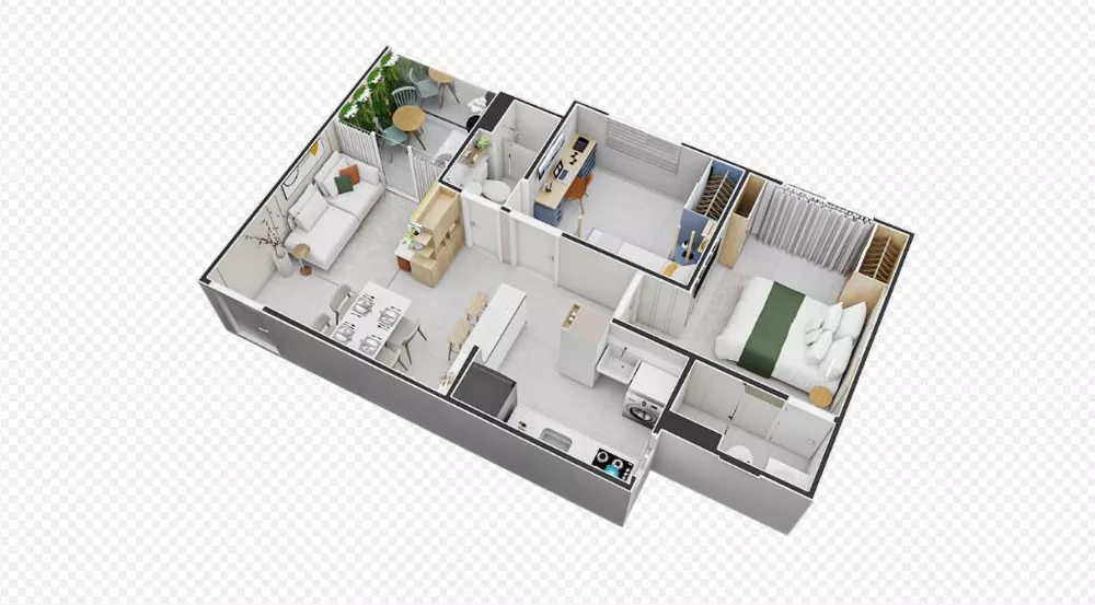 Apartamento, 2 quartos, 50 m² - Foto 7