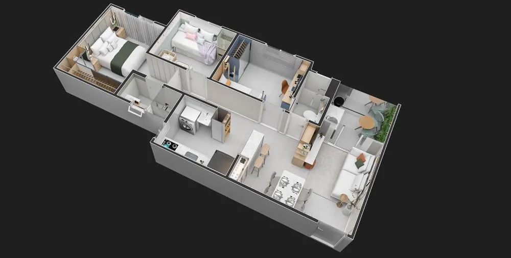 Apartamento, 3 quartos, 60 m² - Foto 4