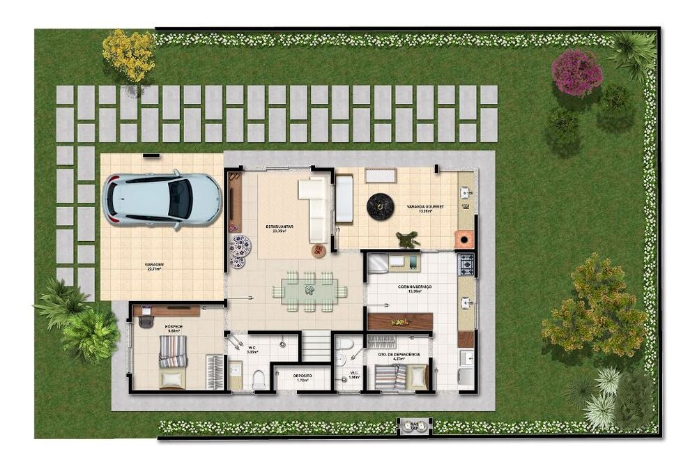 Casa de Condomínio, 4 quartos - Foto 3