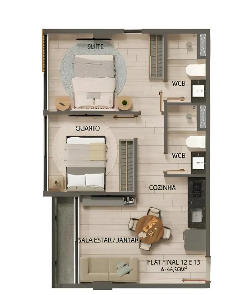 Apartamento, 1 quarto, 25 m² - Foto 15