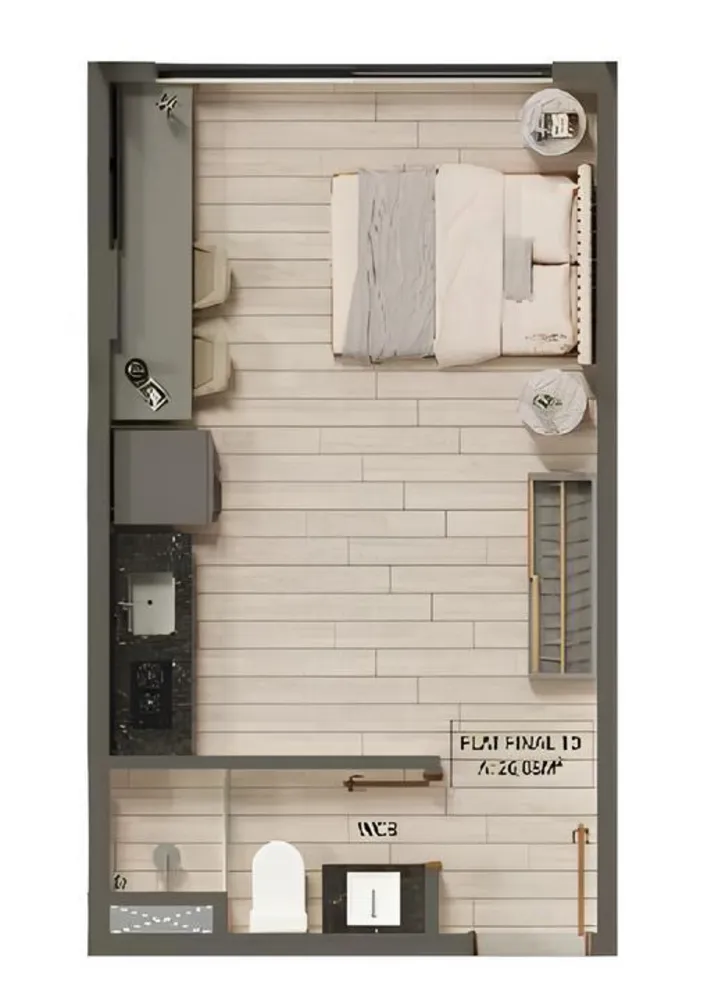 Apartamento, 1 quarto, 25 m² - Foto 13