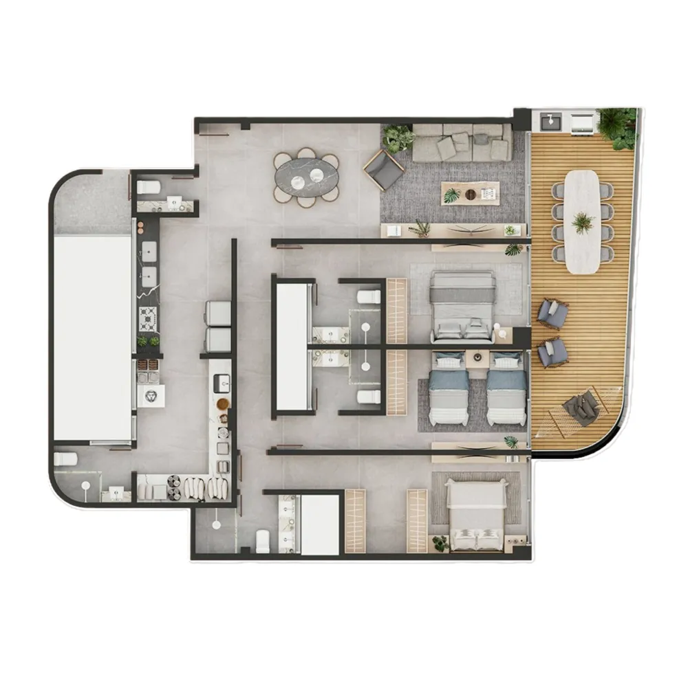 Apartamento, 3 quartos, 93 m² - Foto 11