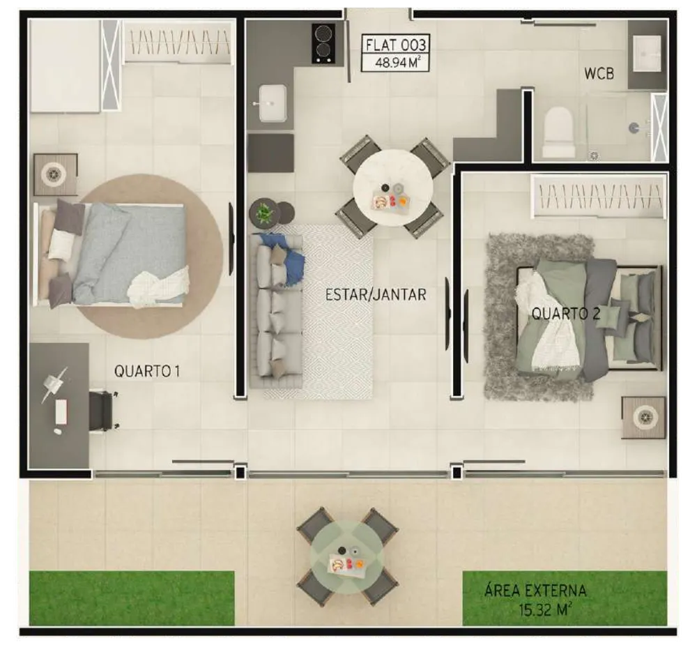 Apartamento, 2 quartos, 64 m² - Foto 14