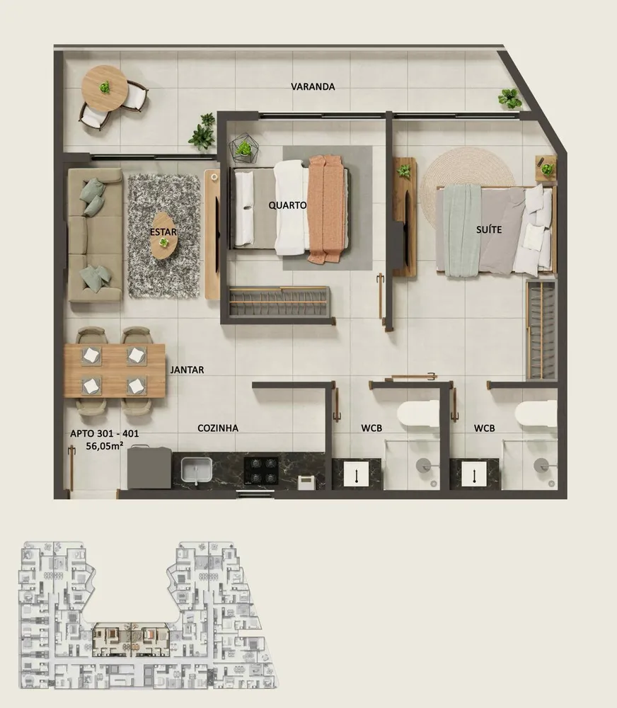 Apartamento, 1 quarto, 22 m² - Foto 14