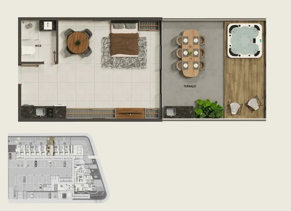 Apartamento, 1 quarto, 22 m² - Foto 12