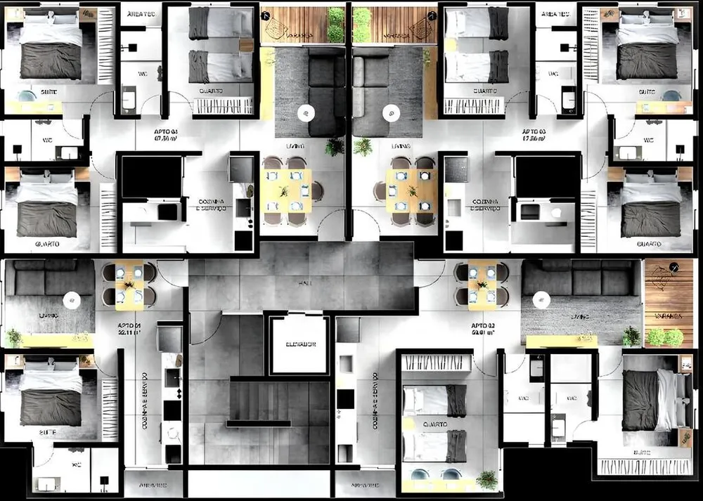 Apartamento, 3 quartos, 69 m² - Foto 6