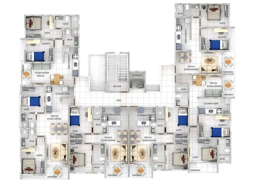 Apartamento, 2 quartos, 72 m² - Foto 11