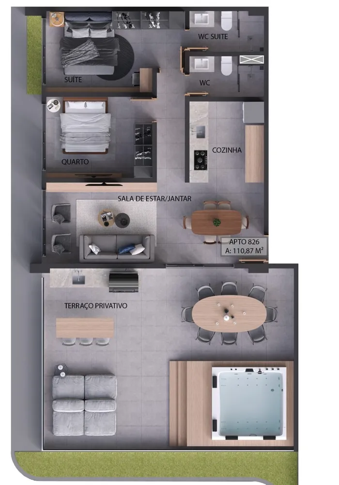 Apartamento, 1 quarto, 40 m² - Foto 15