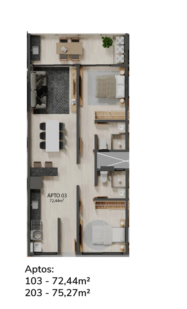 Apartamento, 3 quartos, 106 m² - Foto 14