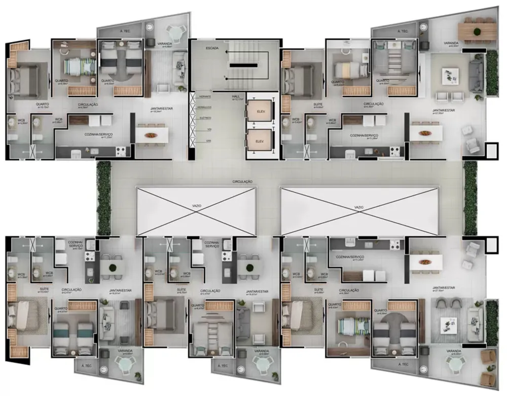 Cobertura, 3 quartos, 174 m² - Foto 15