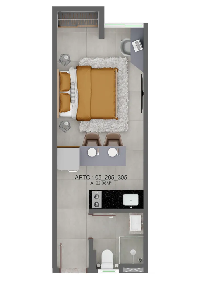 Cobertura, 2 quartos, 81 m² - Foto 18