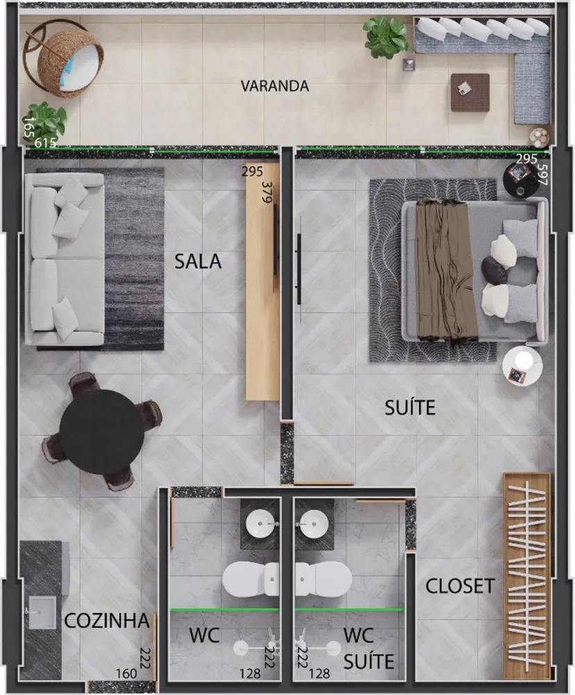 Apartamento, 1 quarto, 25 m² - Foto 15